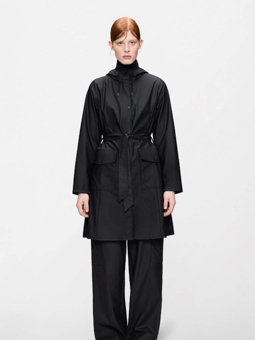 Rains Curve Long Jacket